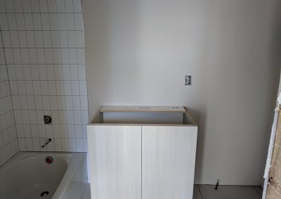 sustainable design build denver colorado west colfax 1265 xavier vanity bathroom custom tile