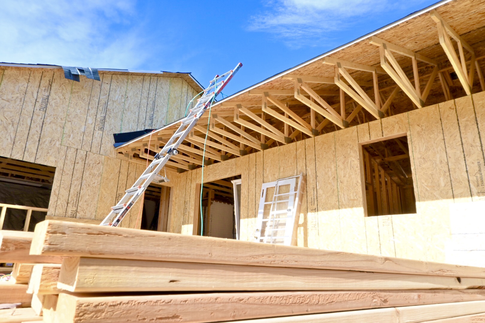 Hale Denver addition colorado project construction blue sky remodeling framing wood sustainable material new design