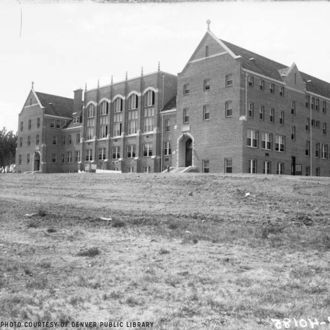 black and white old historic photo building old school pancratia hall multifamily development