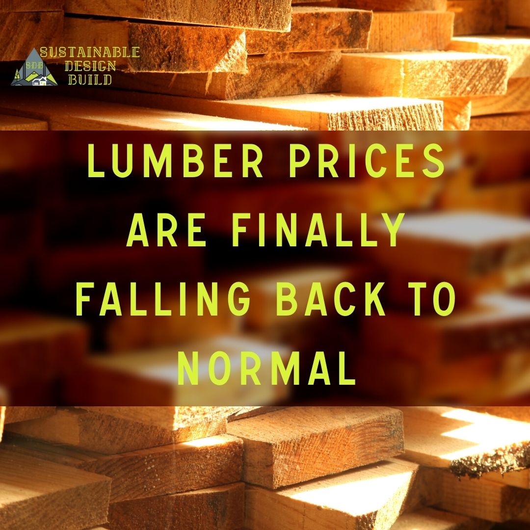 Lumber Prices Are Finally Falling Back To Normal building costs for additions