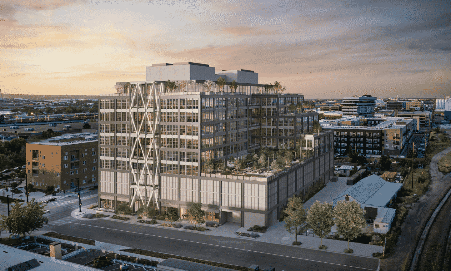 Steel House RiNo Denver, CO office commercial construction rendering