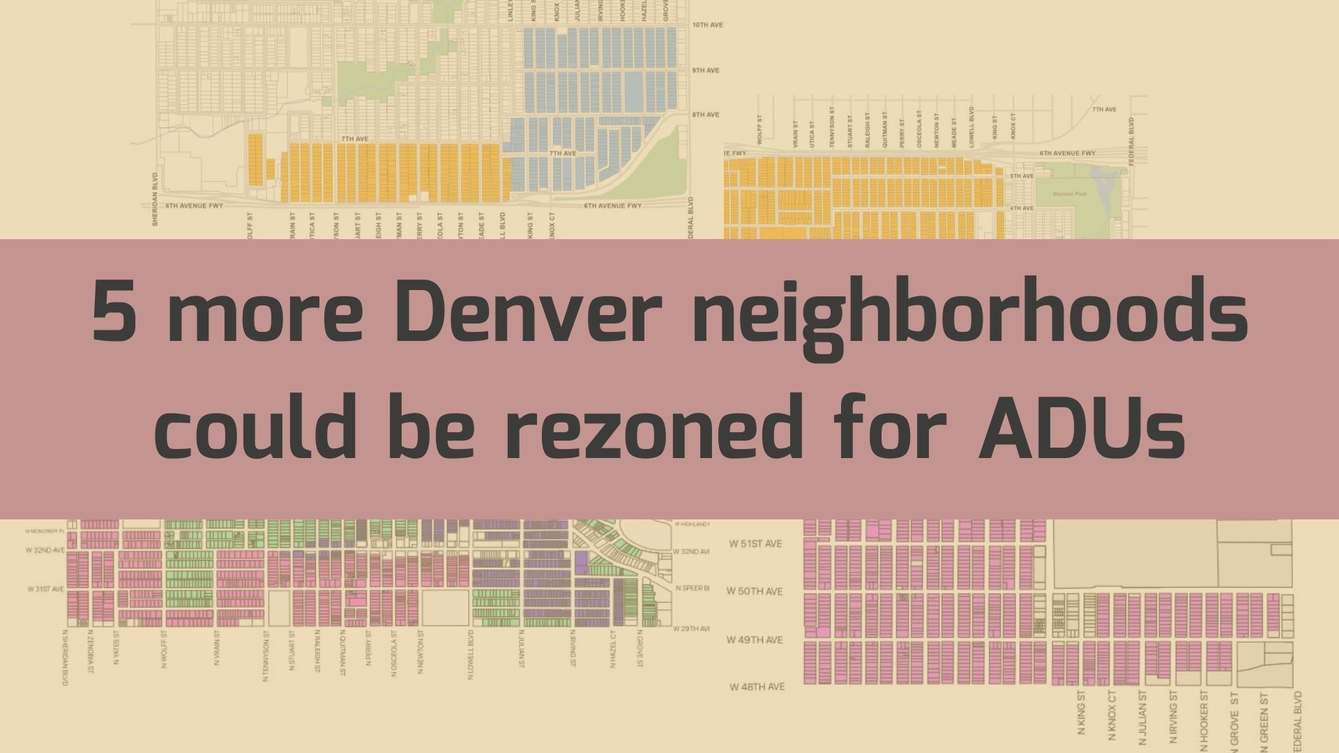 5 more Denver neighborhoods could be rezoned for ADUs denver adu builder