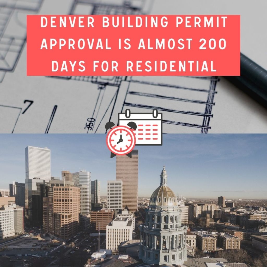 Denver Building Permit Approval Is Almost 200 Days for Residential
