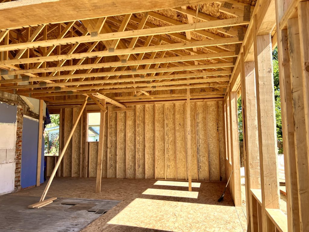 Sustainable Design Build High st Denver, CO framing and lumber 