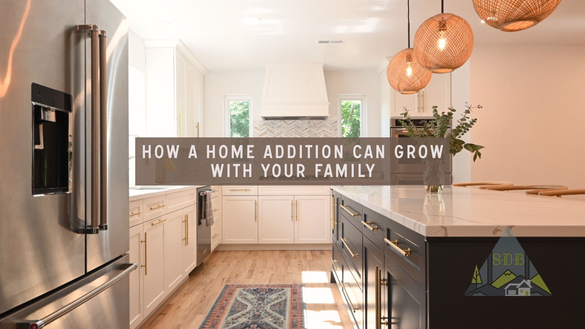 Sustainable Design Build home addition construction home remodel kitchen project denver back to school ideas isalnd countertop new appliances in a morning that is warm and welcoming