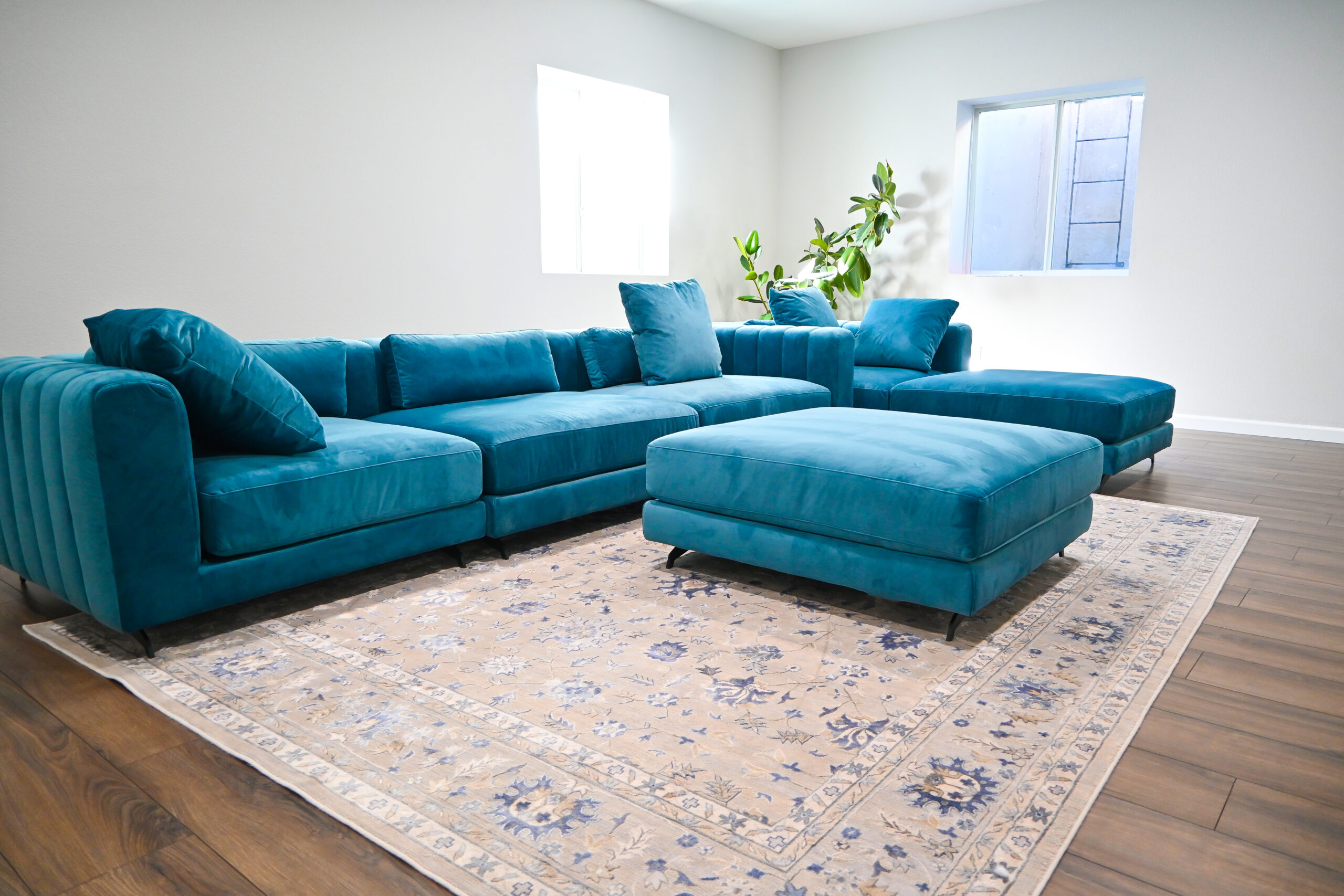 6904 E 133rd - Basement - Final dark basement remodel home renovation in denver before finish carpentry