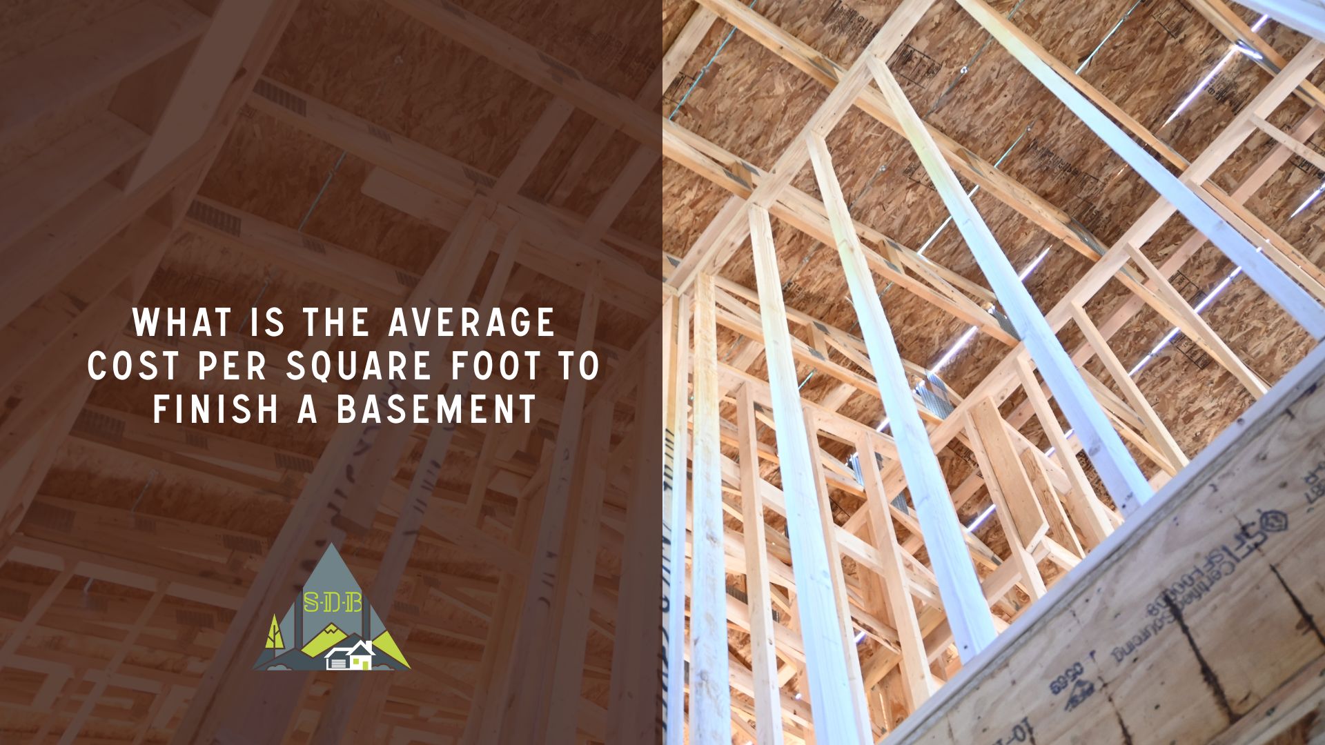 What Is the Average Cost per Square Foot to Finish a Basement Denver basement contactor framing finishing steps walls studs