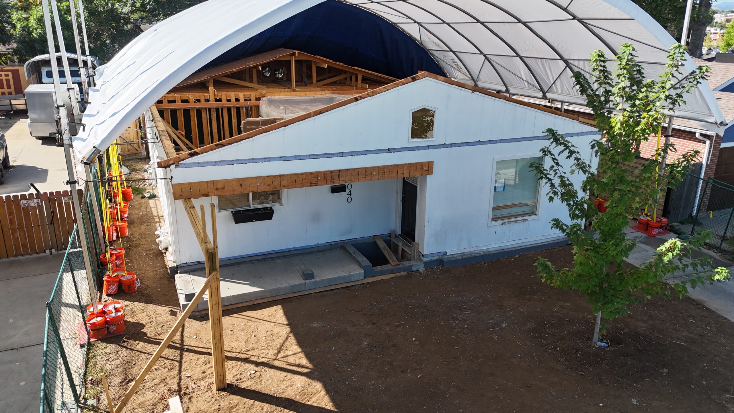 House framing construction wood beams home improvement