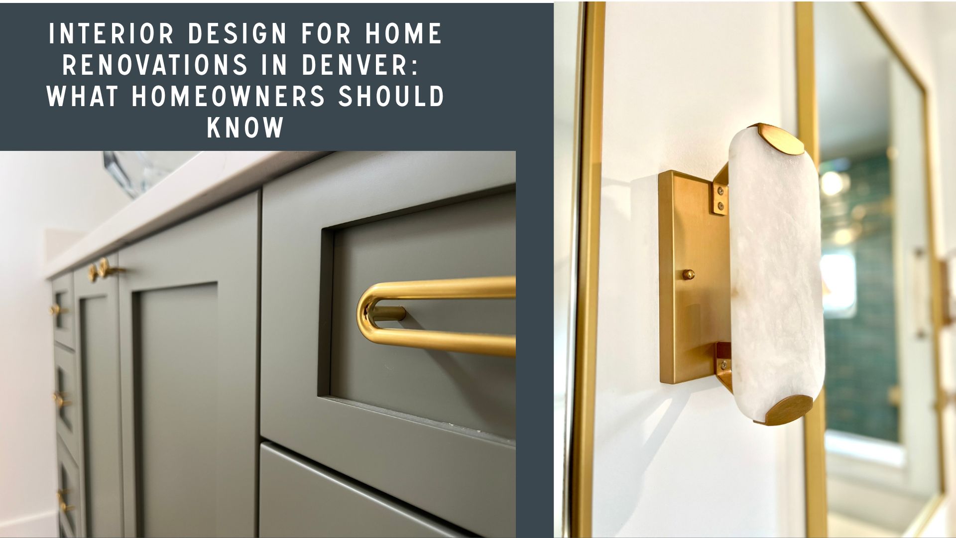 bathroom vanity cabinets green sage gold hardware finished interior design details