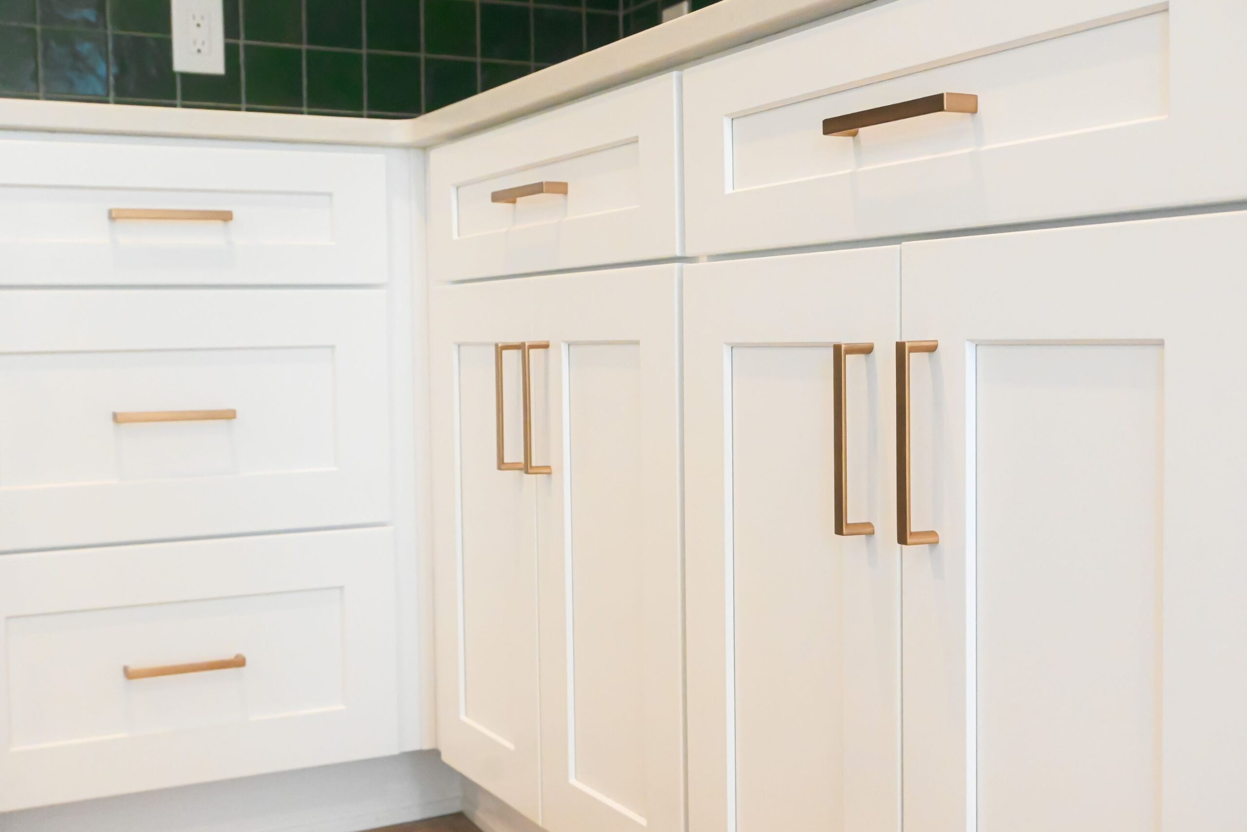 white custom cabinetry kitchen remodel denver ADU general contractor