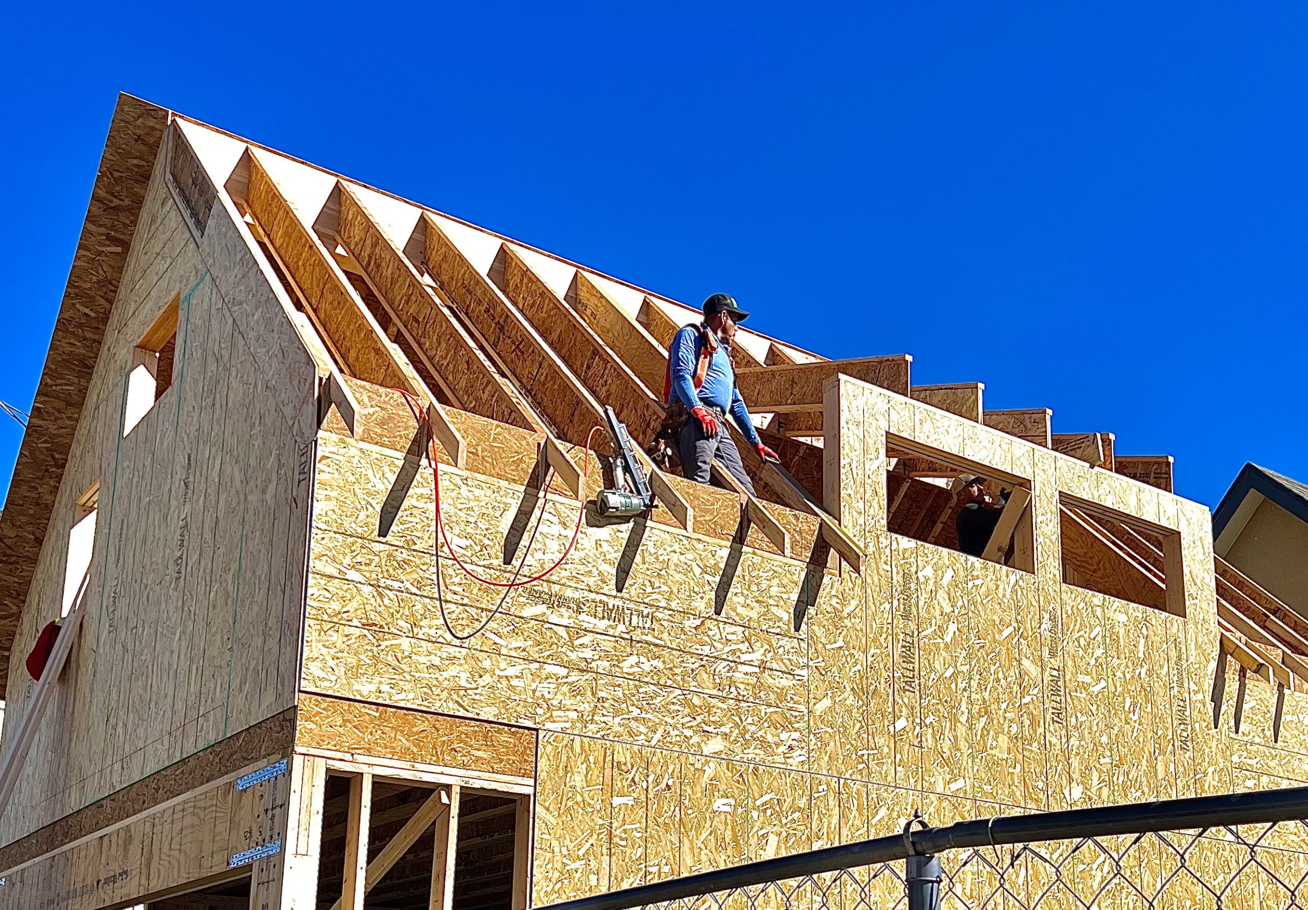 Denver Highland ADU Garage Conversion Project Framing with Sustainable Design Build